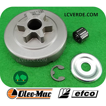 Campana Pignone Rocchetto Motosega OleoMac GST250 Efco MTT2500 ricambi LCVERDE.com 50290187b