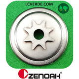 Campana Pignone Rocchetto Motosega Zenoah G2000 ricambi LCVERDE.com 8 denti spare part