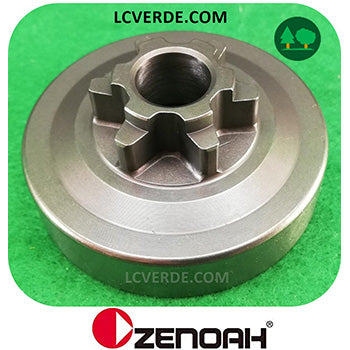 Campana Pignone Rocchetto Motosega Zenoah G250 G2500 ricambi LCVERDE.com 6 denti