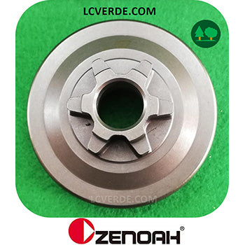 Campana Pignone Rocchetto Motosega Zenoah G250 G2500 ricambi LCVERDE.com 6 denti spare part
