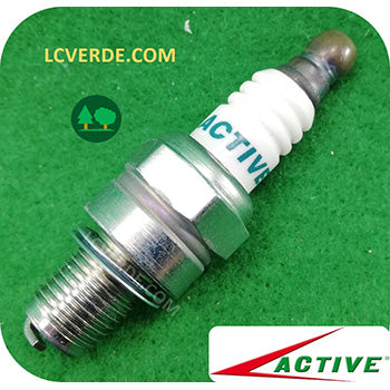 Candela Motore Miscela Benzina Active MR80 ricambio LCVERDE.com Decespugliatore Motosega Tagliasiepe Soffiatore 2 Tempi