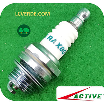 Candela Motore Miscela Benzina Active Rax80 Rx80 ricambio LCVERDE.com Decespugliatore Motosega Tagliasiepe