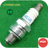 Candela Motore Miscela Benzina NGK CMR7A ricambio LCVERDE.com motosega decespugliatore tagliasiepe soffiatore 2 Tempi