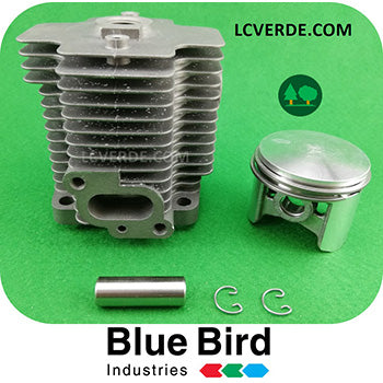 Cilindro Pistone Motore Decespugliatore BlueBird P540 M54 N52E ricambi LCVERDE.com