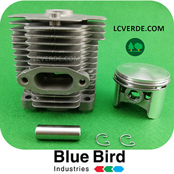 Cilindro Pistone Motore Decespugliatore BlueBird P540 M54 N52E ricambio LCVERDE.com