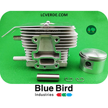 Cilindro Pistone Motore Decespugliatore BlueBird P56E ricambi LCVERDE.com