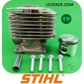 Kit Cilindro Pistone Motore Decespugliatore STIHL ricambi LCVERDE.com FS120 BT120 KA120 spare parts