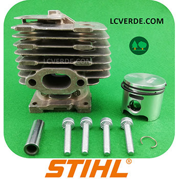 Cilindro Pistone Motore Decespugliatore STIHL ricambio LCVERDE.com FS120 BT120 KA120