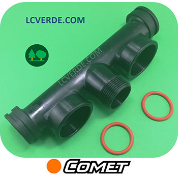 Collettore Aspirazione Pompa Irrorazione Comet P48 P50 ricambi LCVERDE.com