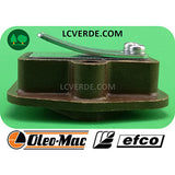 Collettore Valvola Aspirazione Flangia Termica Motosega OleoMac 931 932  Efco 131 132 ricambi LCVERDE.com spare parts