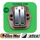 Collettore Valvola Aspirazione Flangia Termica Motosega OleoMac 931 932  Efco 131 132 ricambi LCVERDE.com