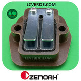 Collettore Valvola Aspirazione Flangia Termica Motosega Zenoah G300 G310 G3100 G3200 G320 ricambio LCVERDE.com spare parts