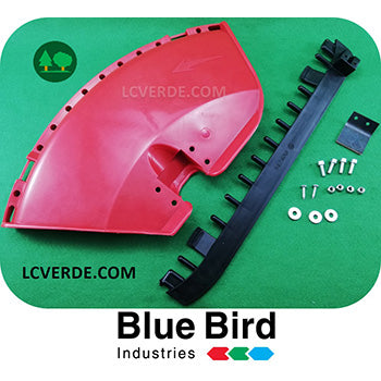 Difesa Parasassi Protezione Decespugliatore BlueBird ricambi LCVERDE.com Rosso