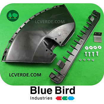 Difesa Parasassi Protezione Decespugliatore BlueBird ricambi LCVERDE.com Nero