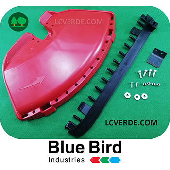 Difesa Parasassi Protezione Decespugliatore BlueBird ricambio LCVERDE.com Rosso