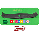 Disco Lama Rovino Dentata Joans Decespugliatore accessorio LCVERDE.com Sfalcio Erba Promozione Sconto