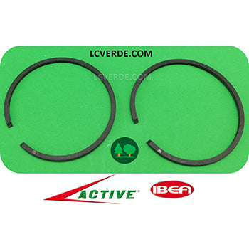 Fasce Elastiche Segmenti Pistone Motore Decespugliatore Active 2.4 2.5 Ibea 24 ricambi LCVERDE.com