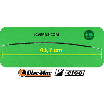 Filo Cavo Guaina Cavetto Acceleratore Gas Soffiatore OleoMac BV300 Efco SA3000 ricambio LCVERDE.com 56550024r spare part