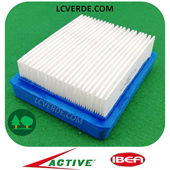 Filtro Aria Carta Decespugliatore Active 4.5 5.5 6.5 Ibea 45 55 ricambi LCVERDE.com 22497 spare parts