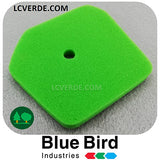 Filtro Aria Decespugliatore BLUEBIRD ricambio LCVERDE 333260 N56 N61 N55 N60