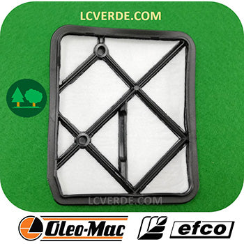Filtro Aria Decespugliatore OleoMac Efco ricambio spare parts LCVERDE 61200025BR