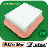 Filtro Aria Decespugliatore Tagliasiepe OleoMac Efco ricambio LCVERDE 61170016r