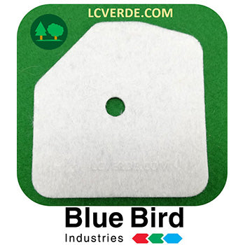 Filtro Aria Feltro Decespugliatore BlueBird ricambi LCVERDE 333460 P45 P55 P60