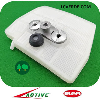 Filtro Aria Motosega Active 51.51 56.56 62.62 Ibea 5000 5500 6000 ricambio LCVERDE.com 35031 spare parts