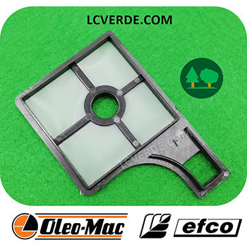Filtro Aria Nylon Motosega OleoMac 931 932 Efco 131 132 ricambio LCVERDE 50030277R