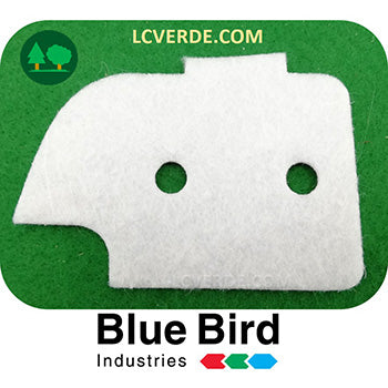 Filtro Aria Panno Feltro Decespugliatore BlueBird ricambi LCVERDE 332280 P410 P470 P540 P590