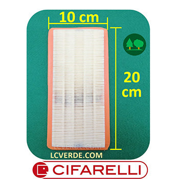 Filtro Aria Soffiatore Cifarelli BL1200 ricambi LCVERDE 0613700