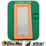 Filtro Aria Soffiatore OleoMac BV900 BV901 Efco SA9000 SA9010 ricambio LCVERDE 0613700