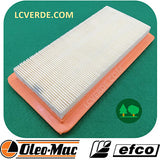 Filtro Aria Soffiatore OleoMac BV900 BV901 Efco SA9000 SA9010 ricambi LCVERDE 0613700 spare parts