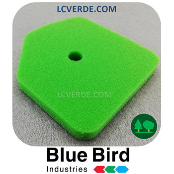 Filtro Aria Spugna Decespugliatore BlueBird ricambio LCVERDE 333470 P45 P55 P60
