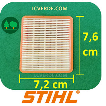 Filtro Aria Stihl Decespugliatore FS235 FS89 FS91 FS111 FS131 FR 131 Potatore HT103 HT133 HT135 HT105 ricambi LCVERDE.com 41801410300