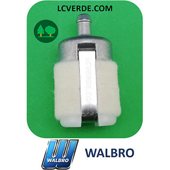 Filtro Pescaggio Miscela Walbro Grande Motosega Decespugliatore Soffiatore Tagliasiepe ricambi LCVERDE.com