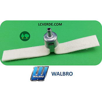 Filtro Pescaggio Miscela Walbro Piccolo Lungo Motosega Decespugliatore Soffiatore Tagliasiepe ricambi LCVERDE.com