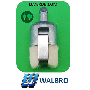 Filtro Pescaggio Miscela Walbro Piccolo Motosega Decespugliatore Soffiatore Tagliasiepe ricambi LCVERDE.com