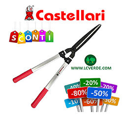 Forbicione Forbice Cesoia Siepe CASTELLARI F60 taglio rifinitura potatura sconto promozione offerta LCVERDE.com