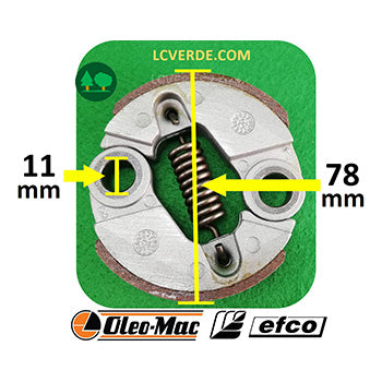 OleoMac, Efco Frizione Decespugliatore Cod 4191153BR