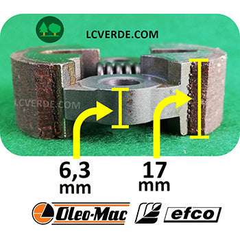 Frizione Decespugliatore Tagliasiepe OleoMac Efco ricambio LCVERDE.com 61070091AR