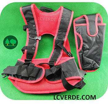 Gilet Zaino Giubbotto Custodia Fodero Tasca Porta Forbice Batteria Elettronica Potatura Pota accessorio LCVERDE.com