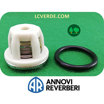 Gruppo Valvola Aspirazione Mandata Pompa Irrorazione Ar Annovi Reverberi AR50 ricambi LCVERDE.com 659050
