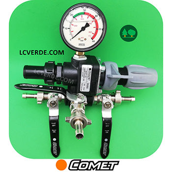 Gruppo comando Regolatore Pressione 3 vie Pompa Irrorazione Comet LCVERDE.com 1204019500