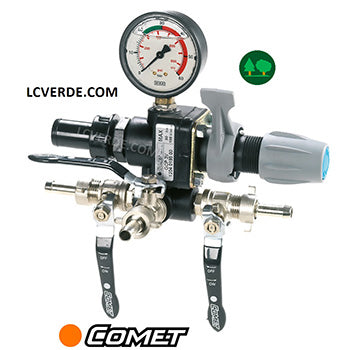 Gruppo comando Regolatore Pressione 3 vie Pompa Irrorazione Comet ricambio accessorio LCVERDE.com 1204019500