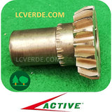 Ingranaggio Bronzo 18 Denti Abbacchiatore Raccolta Olive Active Olivator A40 E20 ricambi LCVERDE.com 23607  spare parts