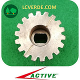 Ingranaggio Bronzo 18 Denti Abbacchiatore Raccolta Olive Active Olivator A40 E20 ricambio LCVERDE.com 23607