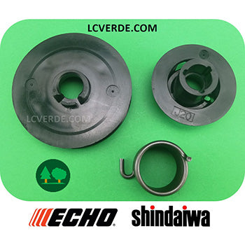 Kit Avviamento Puleggia Molla Tagliasiepe Echo HC155 HC30 HC30 HC331 HC341 HC40 HCA265 HCAS235 HCR161 HCR171 ricambio LCVERDE.com P050009900