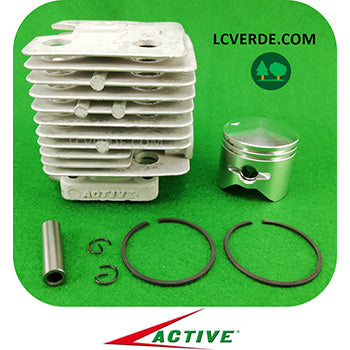 Kit Cilindro Pistone  Fasce Elastiche Segmenti Decespugliatore ACTIVE 2.5 ricambi LCVERDE.com 22066