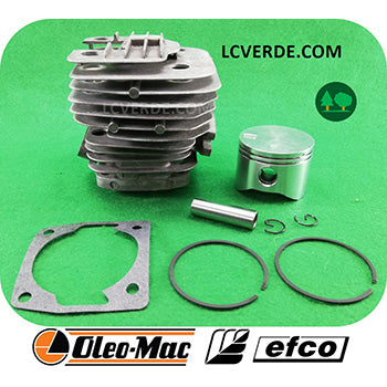 Kit Cilindro Pistone Segmenti Motore Motosega OleoMac GSH510 Efco MTH5100 ricambi LCVERDE.com 50310257